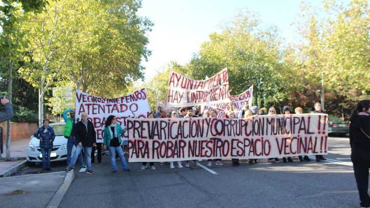 Protesta vial para vehículos en Saconia