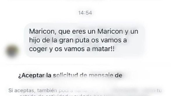 Amenazas recibidas por el diputado a través de instagram