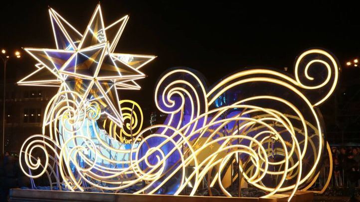 Una de las carrozas de la Cabalgata de Reyes 2024