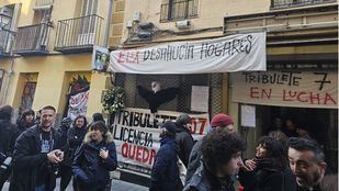 Protestas en Tribulete 7