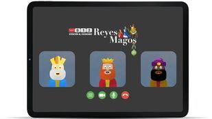 Una videollamada con Melchor, Gaspar y Baltasar