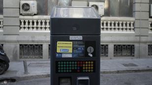 Un parquímetro en las calles de Madrid