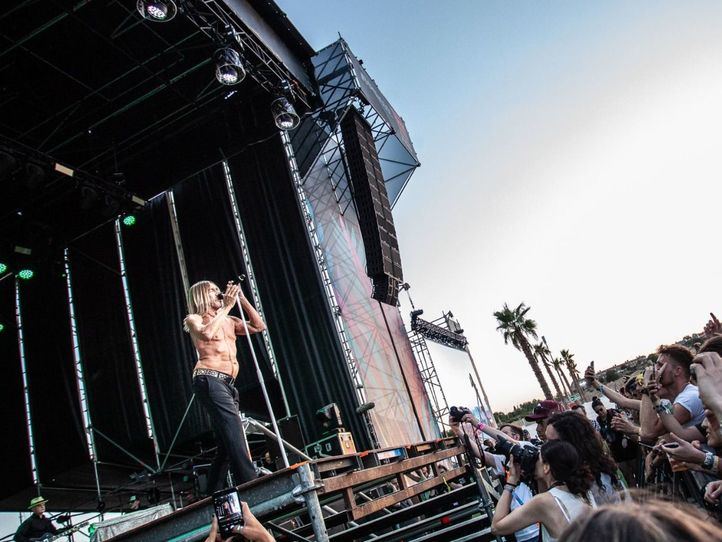 Iggy Pop, en el festival Mad Cool 2019
