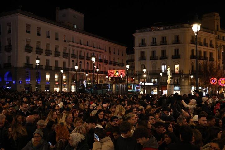 Una Puerta del Sol abarrotada para ver a Bisbal
