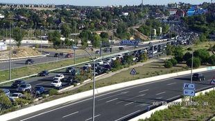 La DGT alerta sobre retenciones en la A-4, A-42 y A-6 por múltiples accidentes