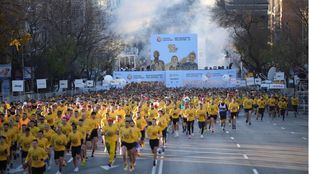 Cerca de 42.000 corredores participan en la San Silvestre Vallecana