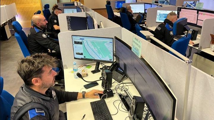Centro de coordinación de la Policía Municipal de Madrid