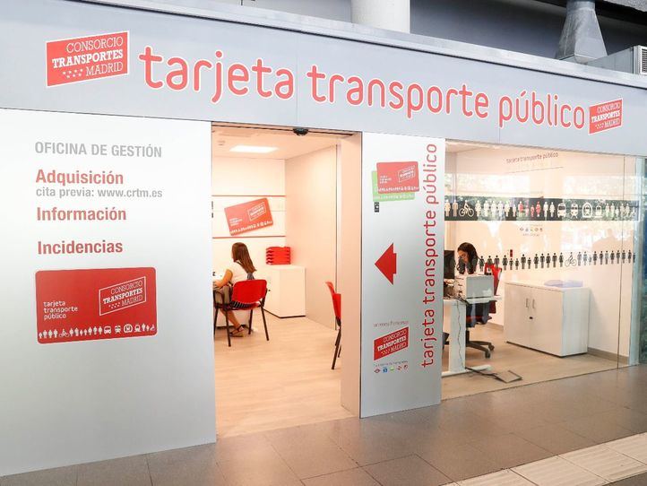 Nueva oficina del Consorcio de Transportes para usuarios de la Tarjeta de Transporte Público en Méndez Álvaro
