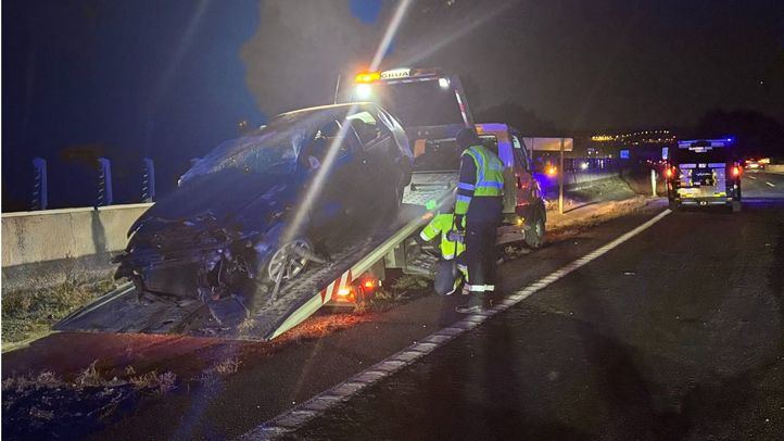Accidente de tráfico en la A-4