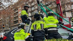 Accidente en el barrio de Goya: cuatro heridos leves, incluido un bebé