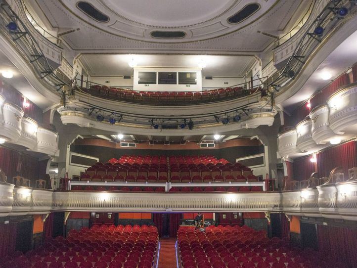La sala del teatro en la actualidad