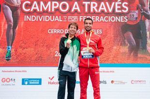 Carolina Robles y Yahya Aouina reinan en el campeonato de España de campo a través