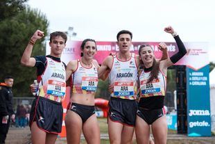 Carolina Robles y Yahya Aouina reinan en el campeonato de España de campo a través