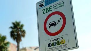 Señal de Zona de Bajas Emisiones en Getafe (ZBE)