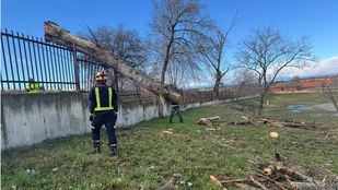 El 112 ha gestionado este lunes 161 incidencias por el viento y la lluvia