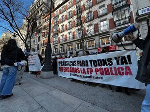 Estudiantes de FP en centros públicos exigen prácticas para todos