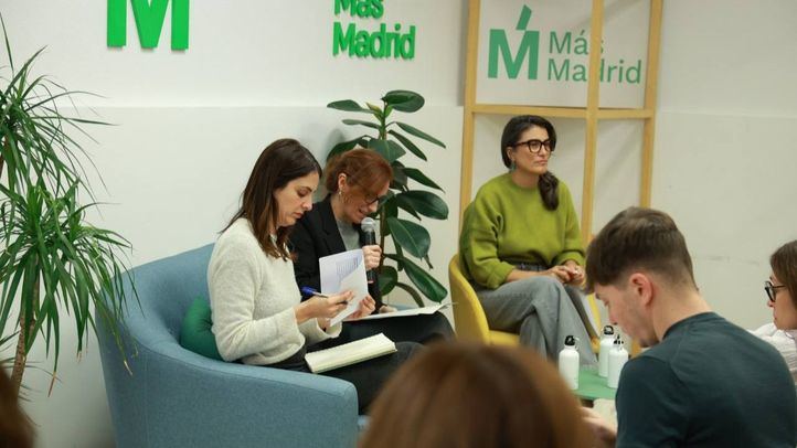 Las portavoces de Más Madrid Mónica García, Rita Maestre y Manuela Bergerot, participan en un encuentro de trabajo para fijar las líneas y prioridades estratégicas para este 2025