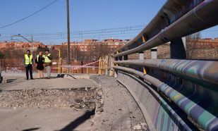 La conexión peatonal entre Entrevías y el polígono de Vallecas, lista este verano