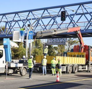 Arranca la instalación de pilotes en la A-5