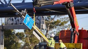 Obras en la A-5