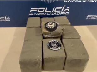 Un hombre, detenido tras intentar escapar con más de nueve kilos de hachís en su coche