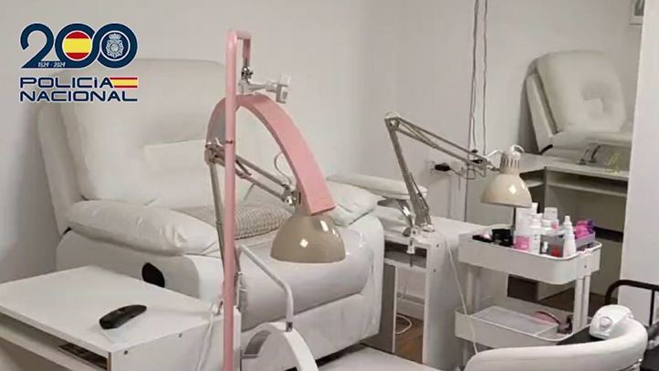 Centro de estética clandestino en Chamberí