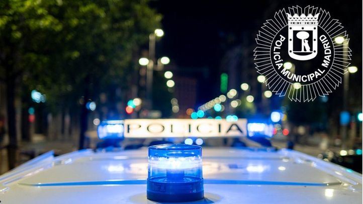 Parte superior de un vehículo de la Policía Municipal de Madrid