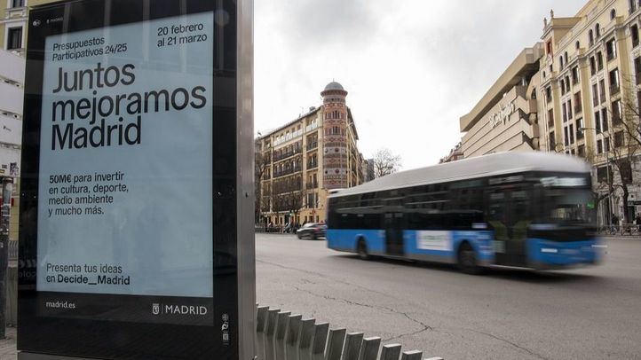 Campaña de los presupuestos participativos del Ayuntamiento de Madrid