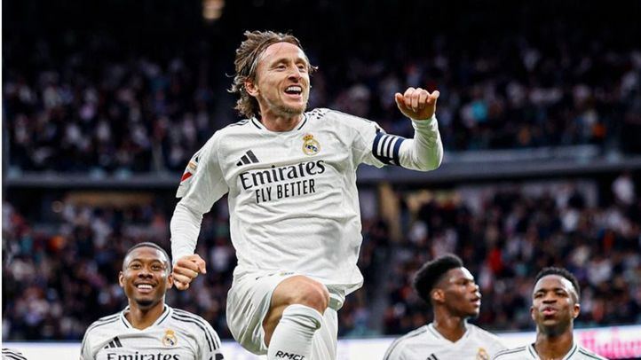 Modric en el partido contra el Girona