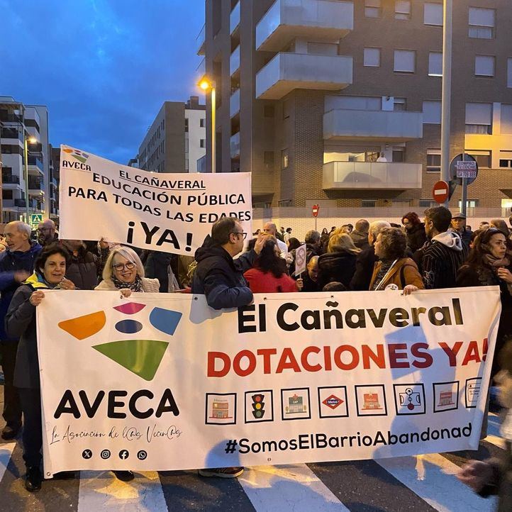Protesta vecinal en El Cañaveral
