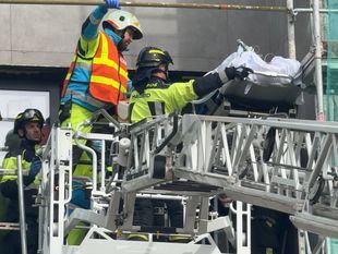 Herido grave un obrero de 73 años en un edificio en construcción en Fuencarral
