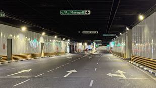 Madrid renueva el alumbrado de los túneles de AZCA
