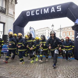Madrid acoge la Carrera de Bomberos por el día de su patrón