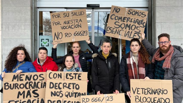 Manifestación frente al ministerio de Agricultura, Pesca y Alimentación el pasado 5 de marzo.