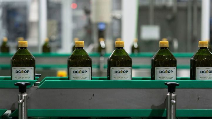 Botellas de aceite de oliva de Dcoop