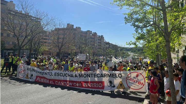 Protesta contra el cantón de Montecarmelo