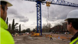 La estación de Metro Madrid Río (L11) va tomando forma