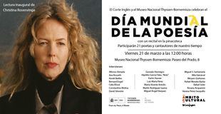 Ámbito Cultural de El Corte Inglés y el Thyssen celebran el Día Mundial de la Poesía