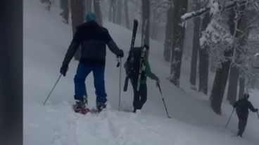 La Guardia Civil rescata una mujer accidentada con su trineo y a un esquiador que se perdió en Navacerrada