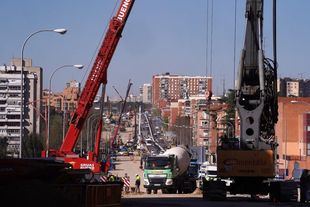 Avance de las obras en la A-5