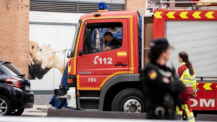 Un bombero afectado por la pérdida de sus compañeros