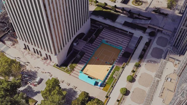 Imagen de la pista que se instalará en la plaza Pablo Ruiz Picasso.