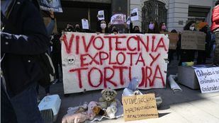 La Asamblea Antiespecista de Madrid se moviliza en Tres Cantos por el cierre de Vivotecnia