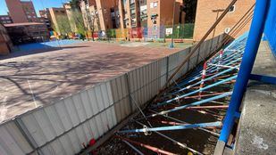 Muro perimetral del CEIP Lepanto