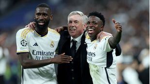 Rüdiger, Mbappé y Ceballos, multados por su celebración en el Metropolitano