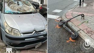 Detenido un conductor que arrolló al usuario de un patinete eléctrico y se dio a la fuga