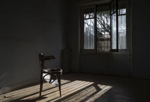 Una de las habitaciones de la casa Vicente Aleixandre, en Madrid
