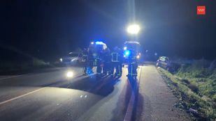 Accidente en la M-307: tres heridos en una colisión entre dos vehículos