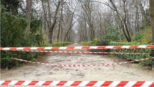 El Retiro y ocho parques de Madrid contarán este martes con zonas balizadas