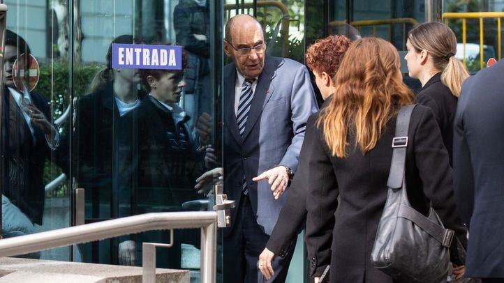 El exdirigente del PP catalán y cofundador de Vox, Alejo Vidal-Quadras, a su llegada a la Audiencia Nacional